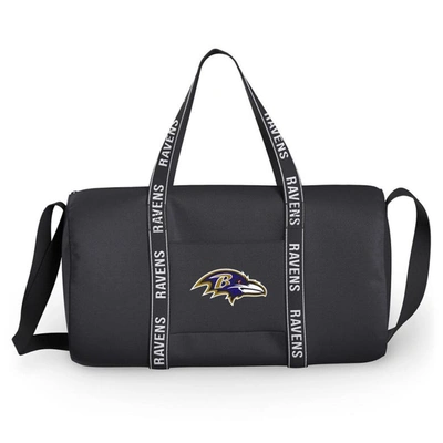 Wear By Erin Andrews Baltimore Ravens Gym Duffle Bag In Black