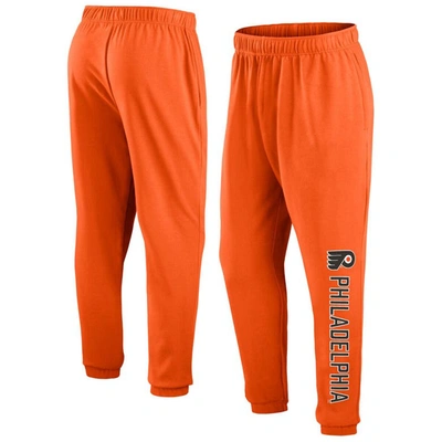 Fanatics Branded Orange Philadelphia Flyers Chop Block Fleece Sweatpants