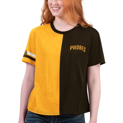 Starter Brown/gold San Diego Padres Power Move T-shirt