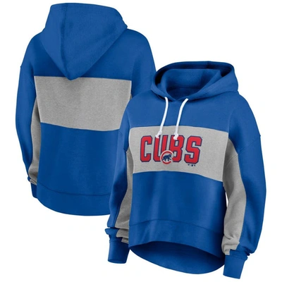 Fanatics Branded Royal Chicago Cubs Filled Stat Sheet Pullover Hoodie