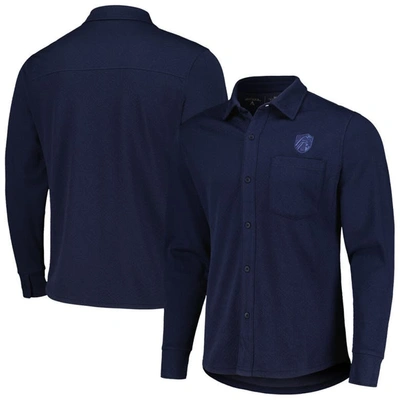 Antigua Navy St. Louis City Sc Streamer Diamond Button-up Shacket