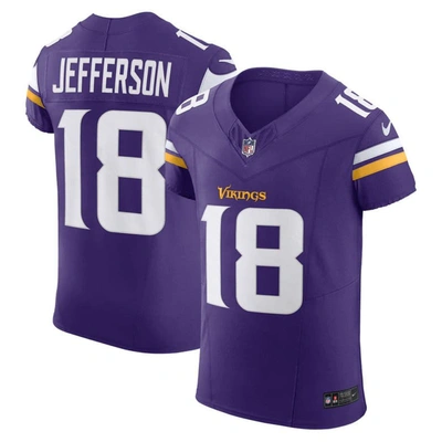 Nike Justin Jefferson Purple Minnesota Vikings  Vapor F.u.s.e. Elite Jersey