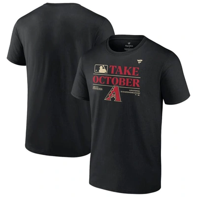 Profile Fanatics Branded  Black Arizona Diamondbacks 2023 Postseason Locker Room Big & Tall T-shirt