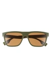 Burberry 56mm Square Sunglasses In Green