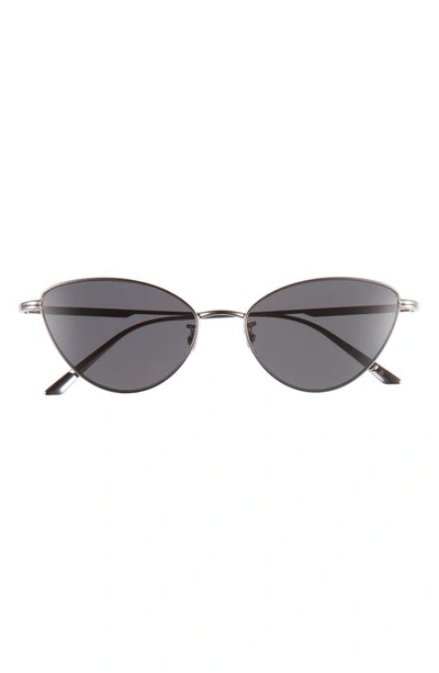Oliver Peoples 56mm X Khaite 1998c Cat Eye Sunglasses In Silver