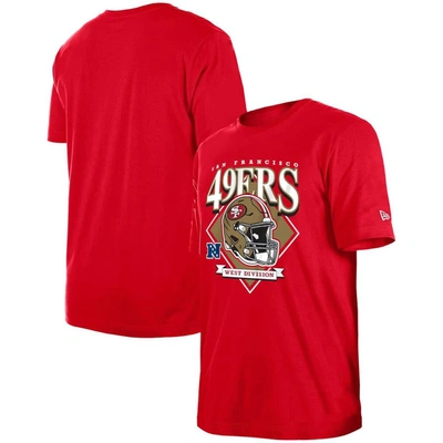 New Era Scarlet San Francisco 49ers Team Logo T-shirt