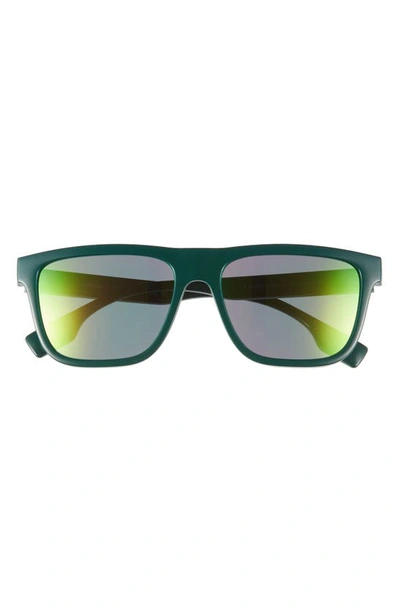 Burberry 56mm Square Sunglasses In Green