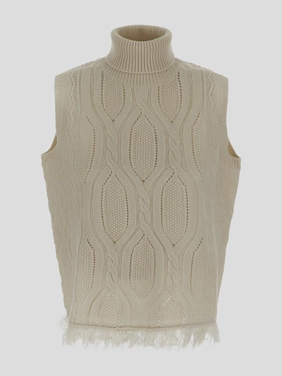 Ballantyne Jumpers In White