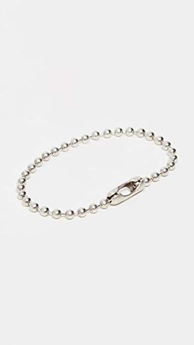 Giles & Brother Ball Chain Bracelet In Sterling Silver