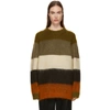 Acne Studios Albah Mohair-blend Sweater In Orange/mult