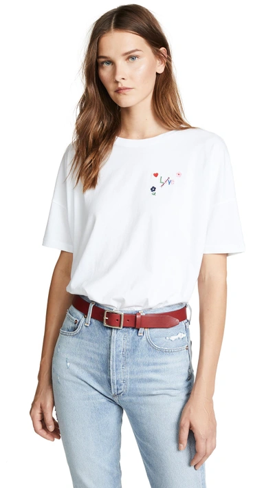 Chinti & Parker Love Arrow Tee In White