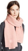 Acne Studios Bansy N Face Scarf In Pale Pink