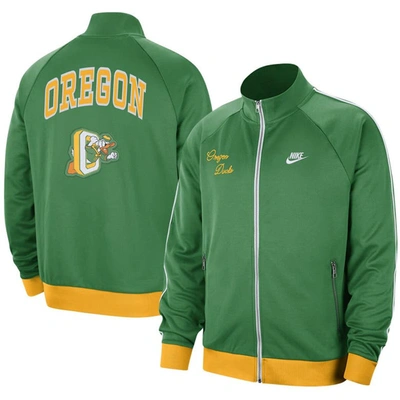 Nike Oregon  Men's College Track Jacket In Green