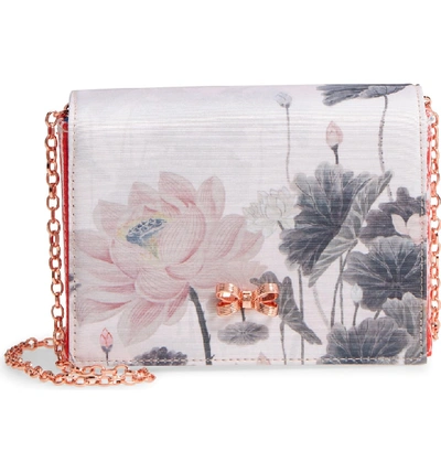 Ted Baker Sea Of Dreams Evening Bag In Dusky Pink