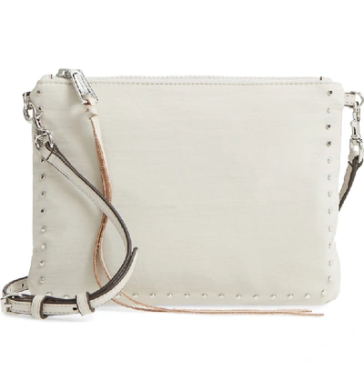 Rebecca Minkoff Jon Studded Nylon Crossbody Bag - Ivory In Putty