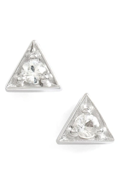 Anzie Cleo Stud Earrings In Silver