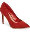 Bcbg Harleigh Pointy Toe Pump In Clay Suede