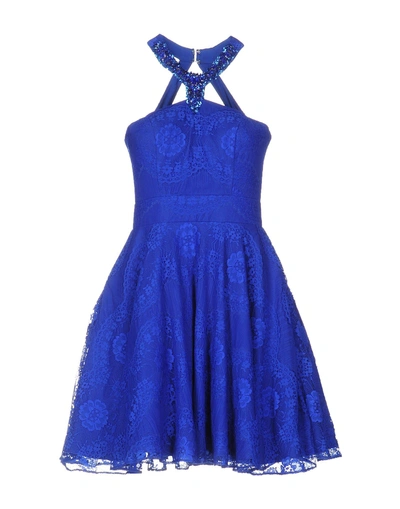 Forever Unique Short Dresses In Blue