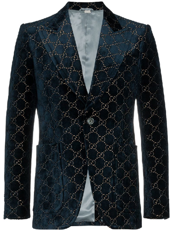 gucci blue blazer