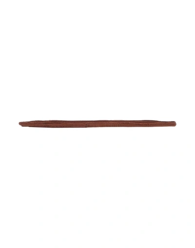 Humanoid Thin Belt In Brown