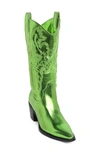 Billini Danilo Western Boot In Green Metallic