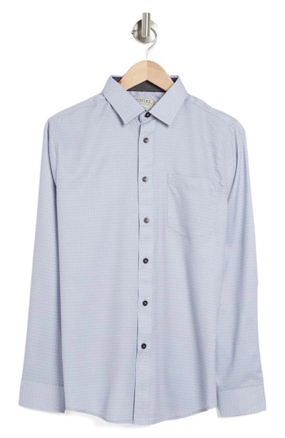 Report Collection 4-way Geo Print Recycled Sport Shirt In 7 Dusk