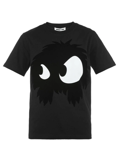 Mcq By Alexander Mcqueen Cotton T-shirt In Darkest Black