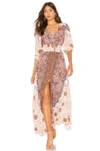 maxi dress hippie Dutton Maxi Dress in Hippie Blue – Worth Collective