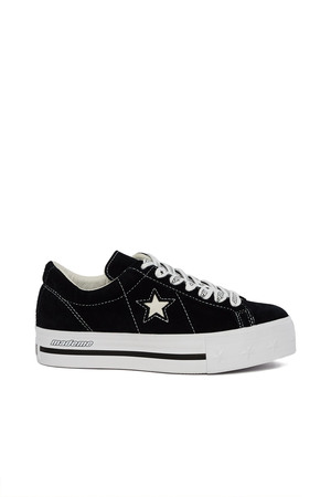 converse x mademe one star platform black