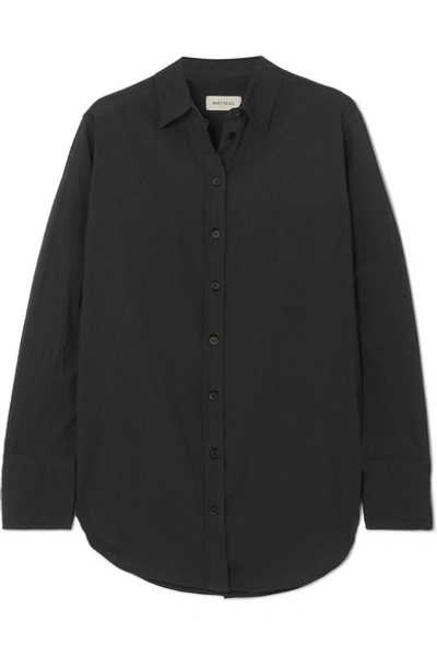 Matteau Cotton-voile Shirt In Black