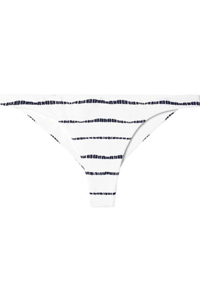 Vix Lee Striped Bikini Briefs In White