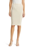 House Of Cb Shahla Pencil Skirt In Blush