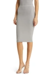 House Of Cb Shahla Pencil Skirt In Grey