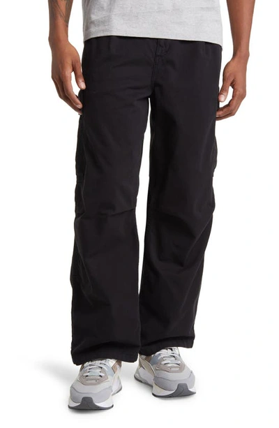 Carhartt Cole Organic Cotton Twill Cargo Pants In Black