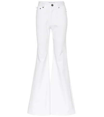 Matthew Adams Dolan Flared Jeans In White