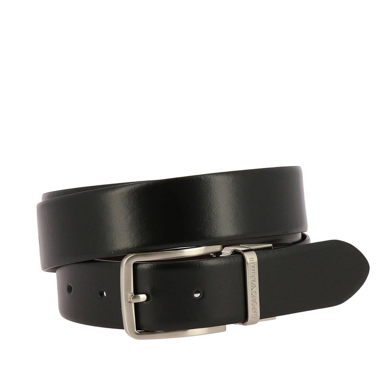 Emporio Armani Belt Belt Men In Brown 