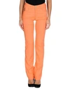 Armani Jeans Casual Pants In Orange