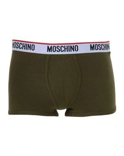Moschino Boxer In Military Green
