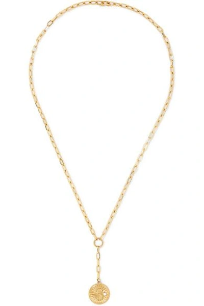 Foundrae Karma 18-karat Gold Diamond Necklace