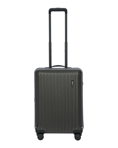 Bric's Riccione 21" Carry-on Spinner Luggage In Matte Grey