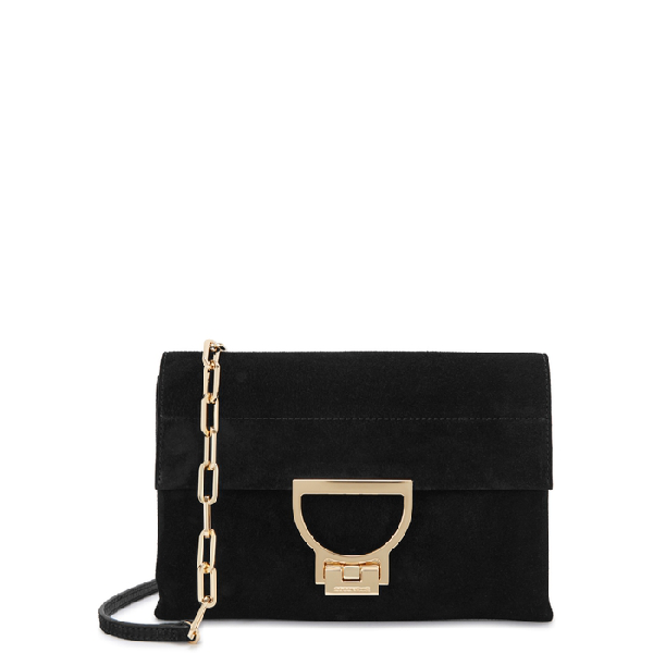 coccinelle black crossbody bag