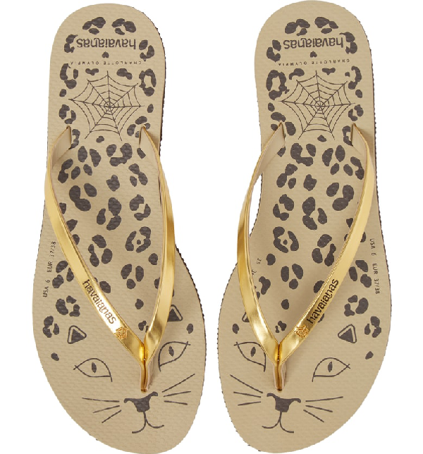 charlotte olympia flip flops