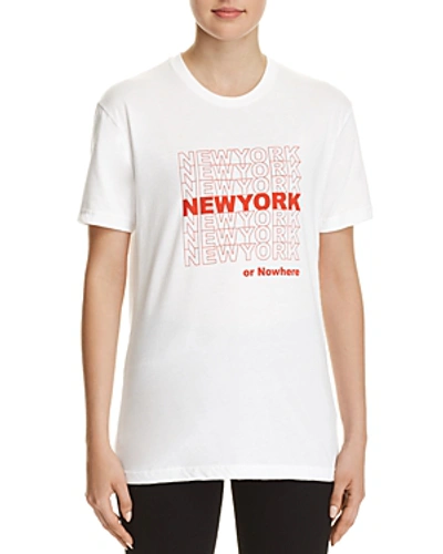 Knowlita Ny Thank You Tee In White