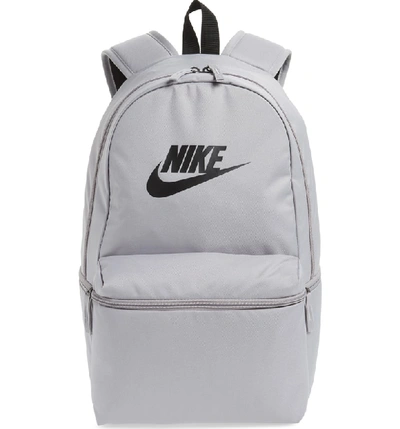 Nike Heritage Backpack - Black In Atmosphere Grey/ Black/ Black