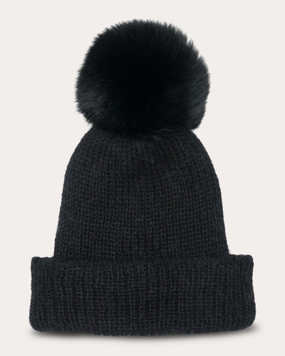 Eugenia Kim Women's Maddox Pom-pom Beanie In Black