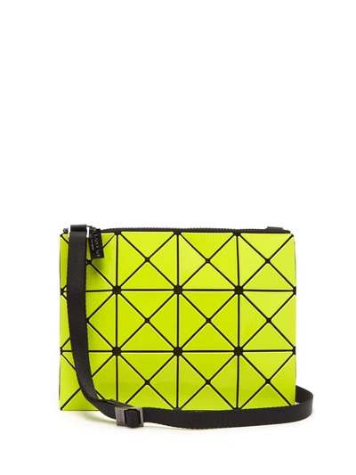 Bao Bao Issey Miyake Lucent Two-tone Crossbody Bag In Lime/ Yellow