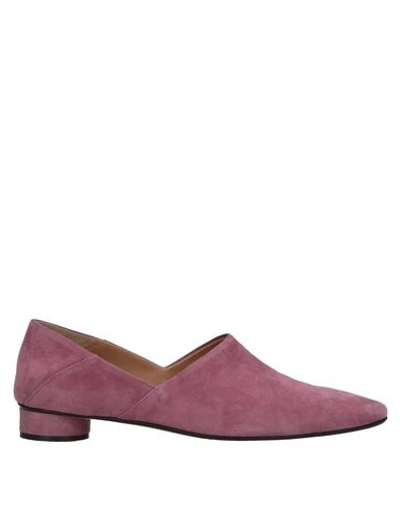 The Row Loafers In Pink