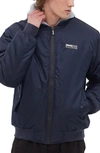 Bench Hooded Bomber Jacket In Navy