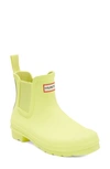 Hunter Original Waterproof Chelsea Rain Boot In Zesty Yellow