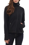 Bench Ninja Asymmetric Fleece Jacket In Black